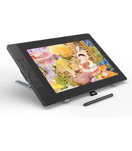 UGEE U1600 Drawing Tablet, 15.4 inch FHD Drawing Monitor 90% NTSC